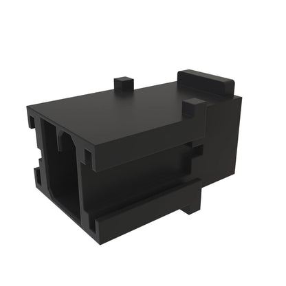 John Deere 57M7713: Black Internal Electrical Connector Assembly, 4 Cavities