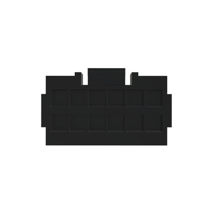 John Deere 57M7716: Black External Electrical Connector Assembly, 12 Cavities
