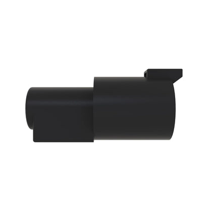 John Deere 57M7758: Black External Electrical Connector Terminal, 1 Cavities