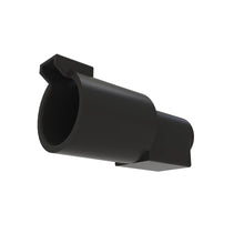 John Deere 57M7758:  Black External Electrical Connector Terminal, 1 Cavities