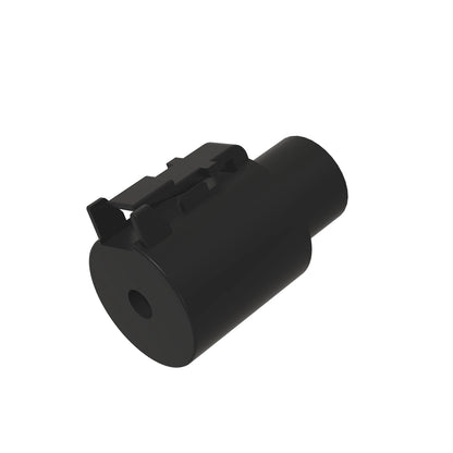 John Deere 57M7759:  Black Internal Electrical Connector, 1 Cavity
