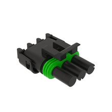 John Deere 57M7802:  Medium Gray Internal Electrical Connector, 3 Cavities