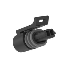 John Deere 57M7813: Medium Gray External Electrical Connector Housing, 2 Cavities