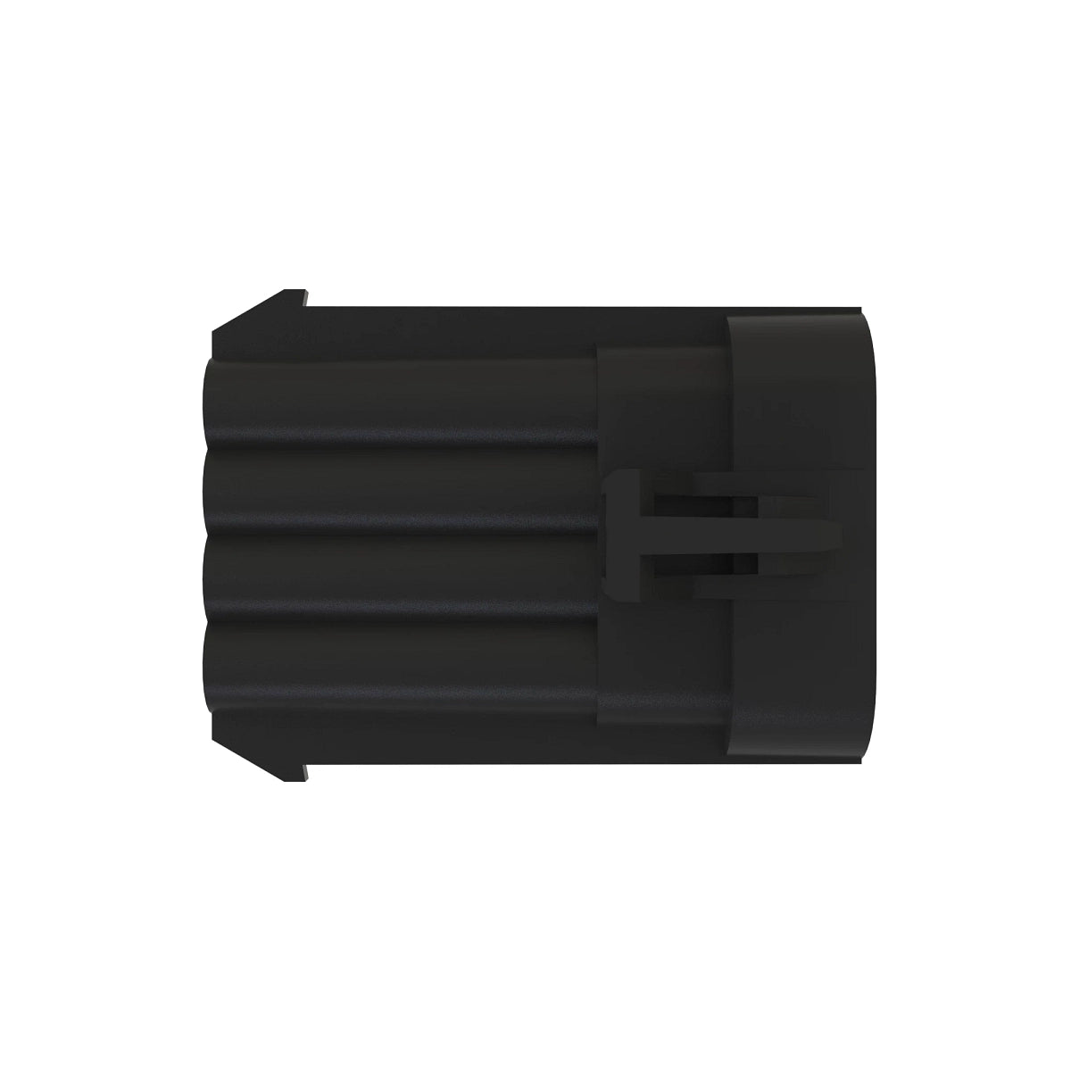 John Deere 57M7839: Black Internal Electrical Connector Assembly, 4 Cavities