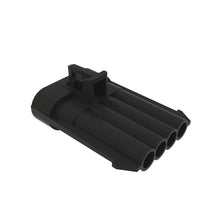 John Deere 57M7839: Black Internal Electrical Connector Assembly, 4 Cavities