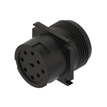 John Deere 57M7919: Black External Electrical Connector Housing, 9 Cavities