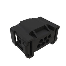 John Deere 57M7953: Tyco Black External Electrical Connector Assembly, 6 Cavities