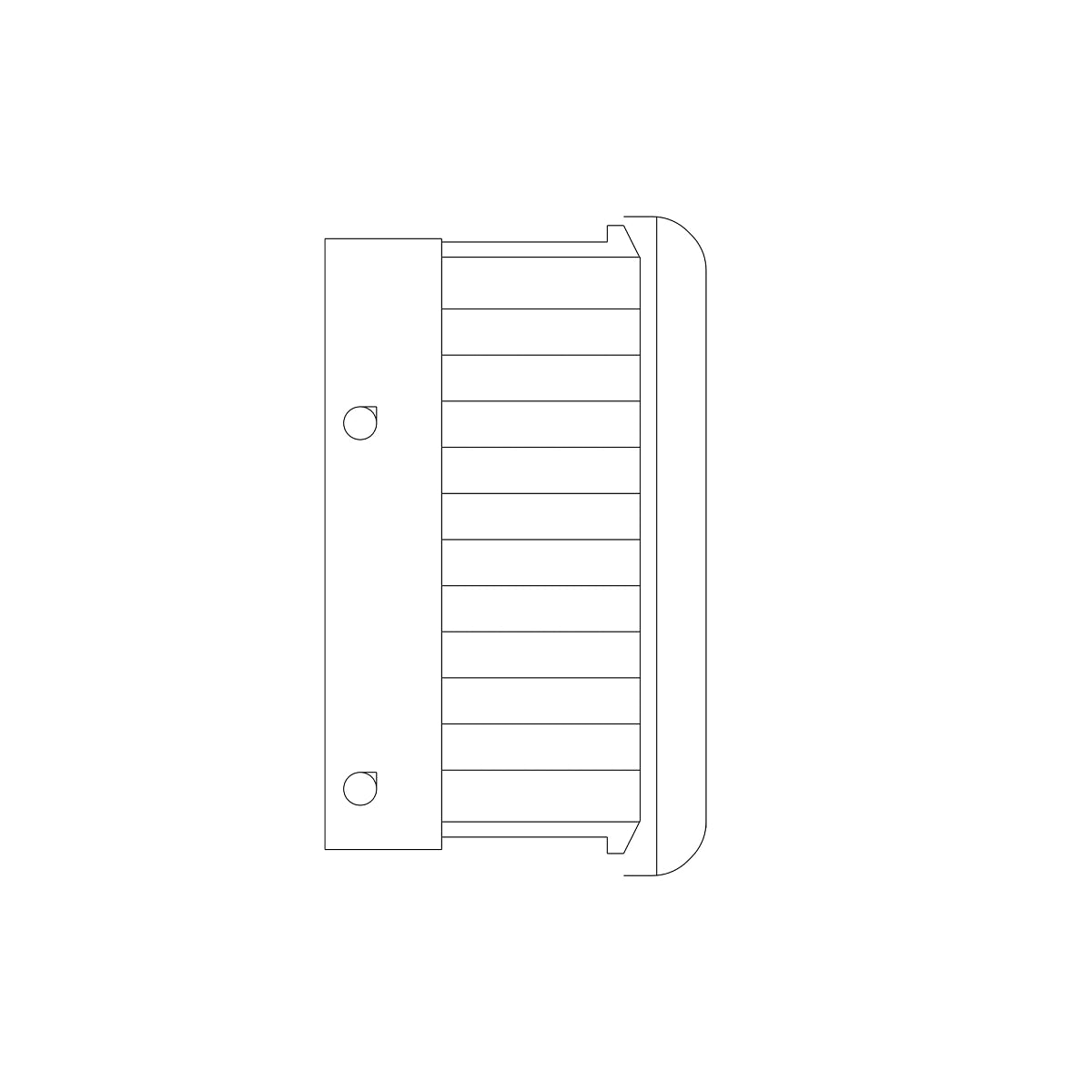 John Deere 57M8077: Electrical Connector Terminal