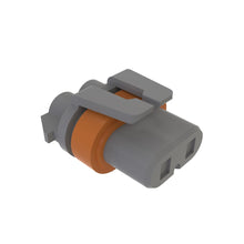 John Deere 57M8128: Gray External Electrical Connector Assembly, 2 Cavities