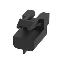 John Deere 57M8270: Black External Electrical Connector Housing, 3 Cavities