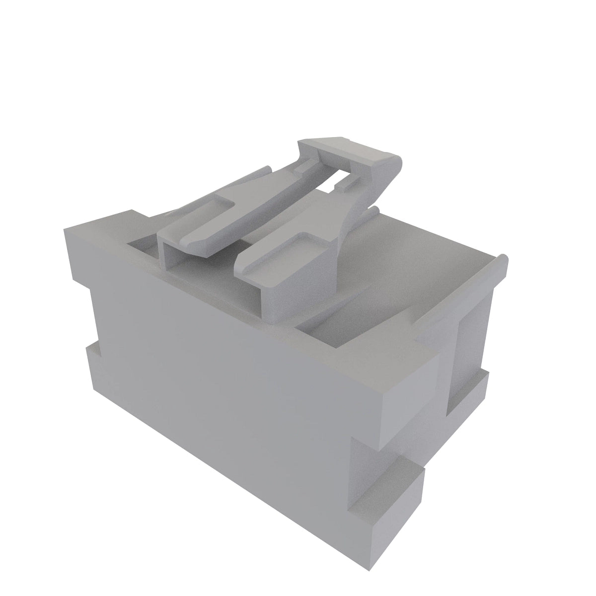 John Deere 57M8272: Gray External Electrical Connector Housing, 8 Cavities