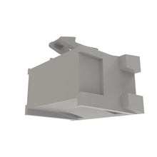 John Deere 57M8272: Gray External Electrical Connector Housing, 8 Cavities