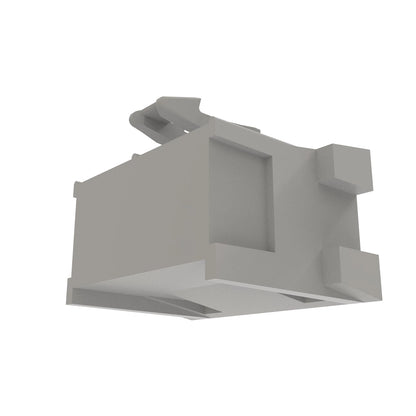 John Deere 57M8272: Gray External Electrical Connector Housing, 8 Cavities