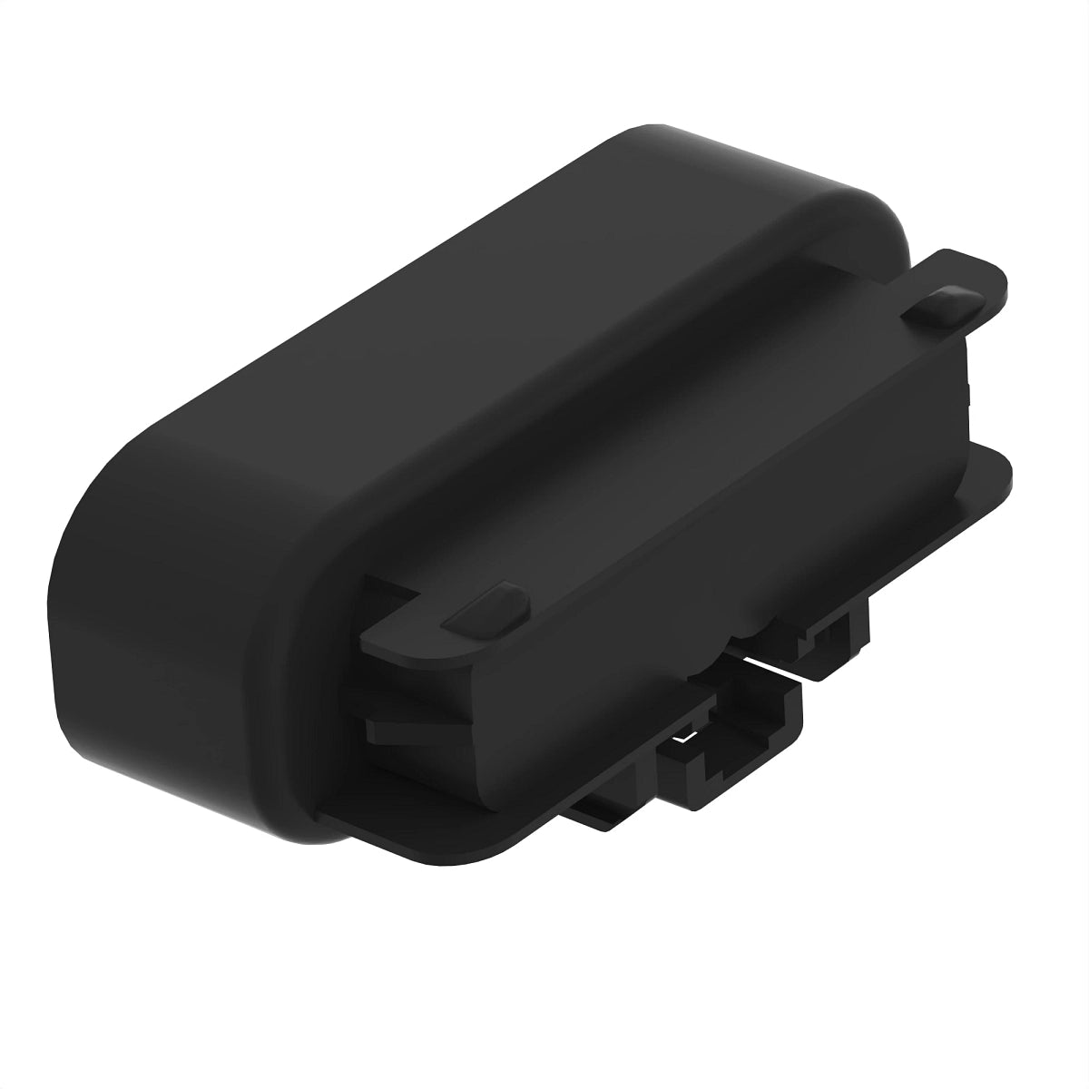 John Deere 57M8279: Black External Electrical Connector Housing, 16 Cavities