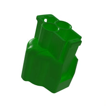 John Deere 57M8418:  Yazaki Green Internal Electrical Connector Housing, 2 Cavities