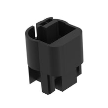 John Deere 57M8601: Black External Electrical Connector Housing, 2 Cavities