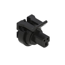 John Deere 57M8625:  Black External Electrical Connector Housing, 3 Cavities
