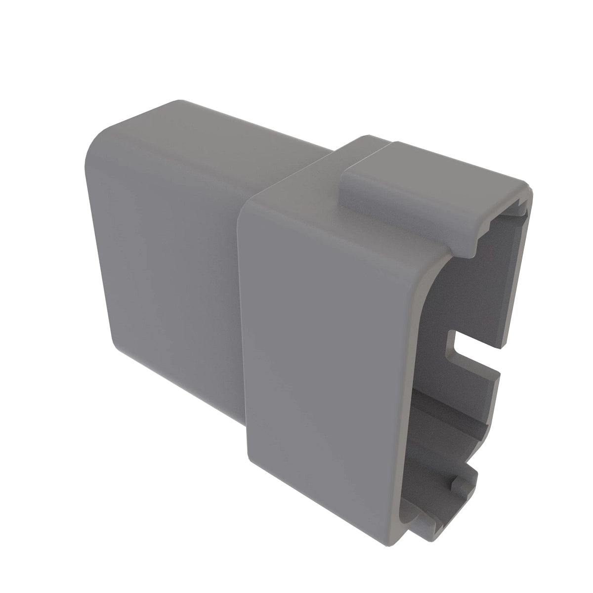 John Deere 57M8786: Gray External Electrical Connector Housing, 12 Cavities
