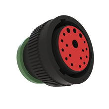 John Deere 57M8792: Black Internal Electrical Connector Housing, 18 Cavities
