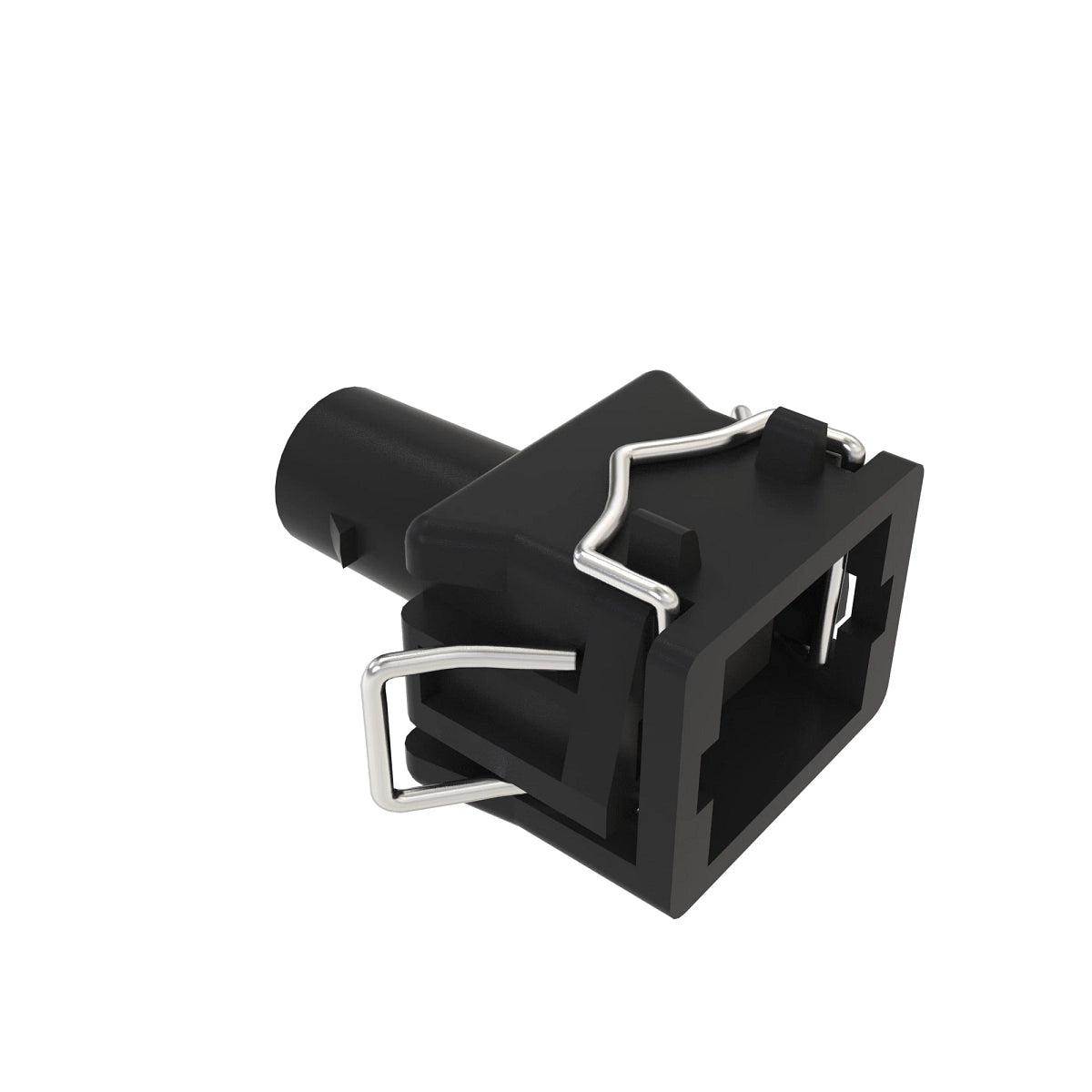 John Deere 57M8918: Black External Electrical Connector Housing, 1 Cavities