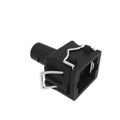 John Deere 57M8918: Black External Electrical Connector Housing, 1 Cavities