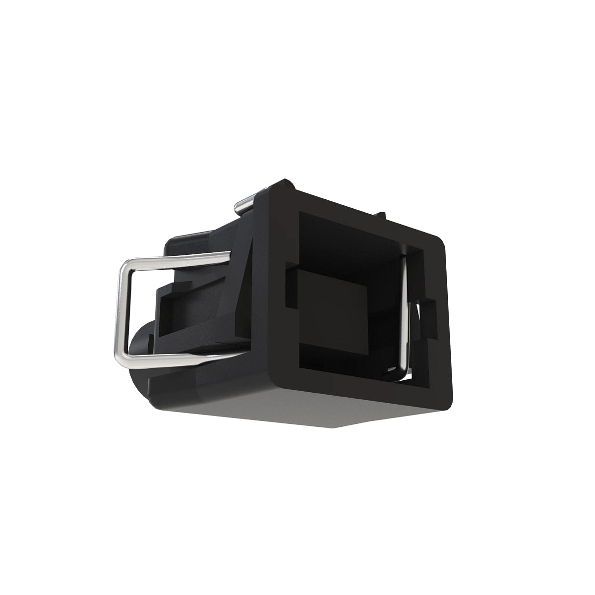 John Deere 57M8918: Black External Electrical Connector Housing, 1 Cavities