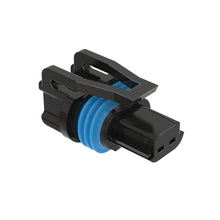 John Deere 57M8923: Black External Electrical Connector Housing, 2 Cavities