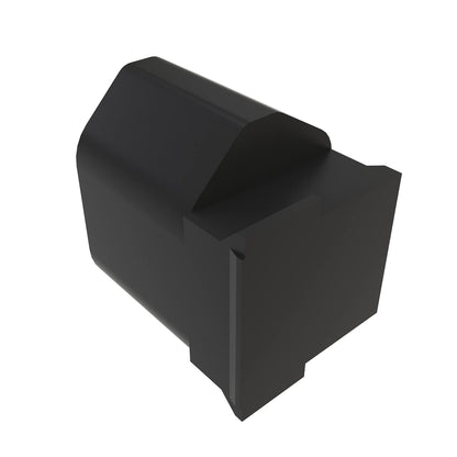 John Deere 57M8928: Black Internal Electrical Connector Housing, 3 Cavities