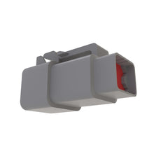 John Deere 57M9076: Gray Plastic Electrical Connector Housing