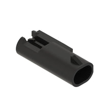 John Deere 57M9222:  Black Internal Electrical Connector Housing, 2 Cavities