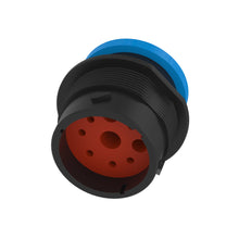 John Deere 57M9378: Black Electrical Connector Housing, 9 Cavities