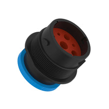 John Deere 57M9378: Black Electrical Connector Housing, 9 Cavities