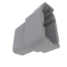 John Deere 57M9575:  Gray Electrical Connector Housing, 12 Cavities