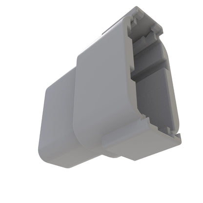 John Deere 57M9575:  Gray Electrical Connector Housing, 12 Cavities