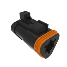 John Deere 57M9652: Black Internal Electrical Connector Terminal, 3 Cavities