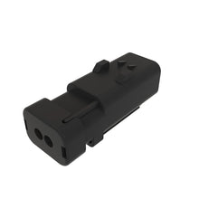 John Deere 57M9730: Red Electrical Connector Housing, 2 Cavities