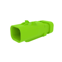 John Deere 57M9733: Green Electrical Connector Housing, Cavities 2