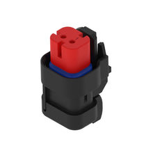 John Deere 57M9772: Red Electrical Connector Housing, 2 Cavities