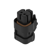 John Deere 57M9775: Green Electrical Connector Housing, 2 Cavities