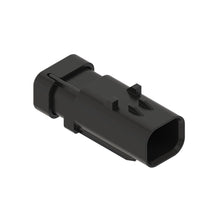 John Deere 57M9777:  Gray Electrical Connector Housing, Cavities 2