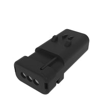 John Deere 57M9785: Gray Electrical Connector Housing, Cavities 3