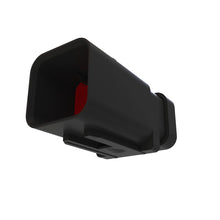John Deere 57M9789:  Red Electrical Connector Housing, 6 Cavities