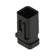 John Deere 57M9789: Red Electrical Connector Housing, 6 Cavities