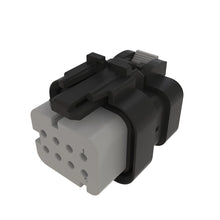 John Deere 57M9793: Gray Electrical Connector Housing, 8 Cavities