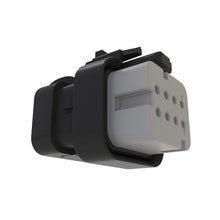 John Deere 57M9793: Gray Electrical Connector Housing, 8 Cavities