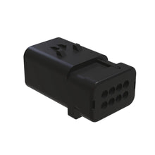 John Deere 57M9797:  Gray Electrical Connector Housing, Cavities 8