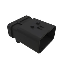 John Deere 57M9804: Red External Electrical Connector Housing, 12 Cavities