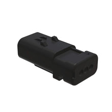 John Deere 57M9815: Yellow Electrical Connector Housing, Cavities 3