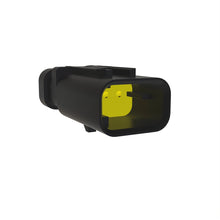 John Deere 57M9815:  Yellow Electrical Connector Housing, Cavities 3