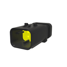 John Deere 57M9823: Yellow Electrical Connector Housing, Cavities 4